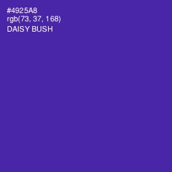#4925A8 - Daisy Bush Color Image